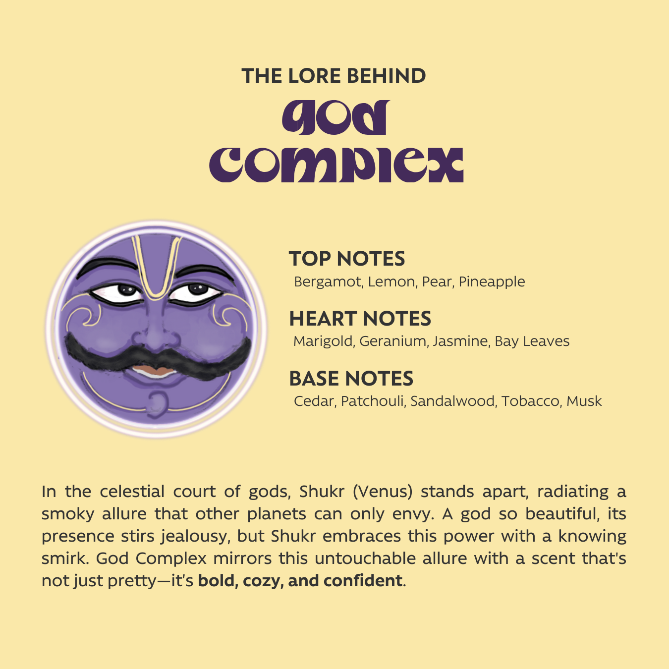 God Complex by Vayu – Confident, Alluring Fragrance Inspired by Shukr | Bold Musk & Patchouli
